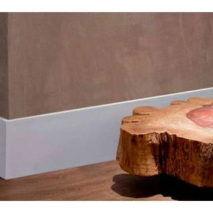 Rodapé de Madeira Branco Liso – Arquitech