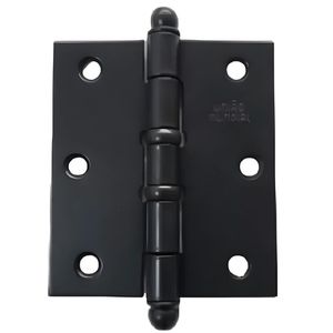 Dobradiça 3 1/2″ x 3″ Preto – Linha Reforçada – União Mundial
