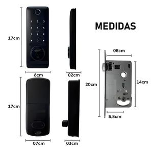 Fechadura Digital Rolete Cromado D100 D3400 – Imab