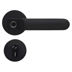 Fechadura Digital Biométrica Embutir Smart Lock SL135 Preto (FingerPrint) - Papaiz