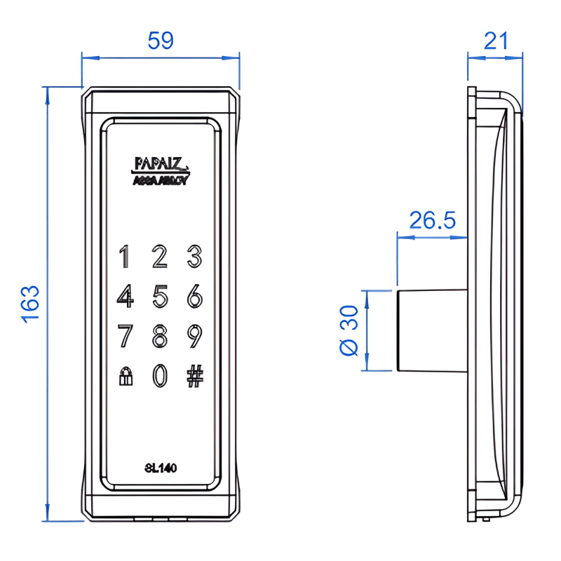 Fechadura-Digital-Sobrepor-Smart-Lock-SL140-Preto---Papaiz--12-