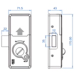 Fechadura-Digital-Sobrepor-Smart-Lock-SL140-Preto---Papaiz--13-