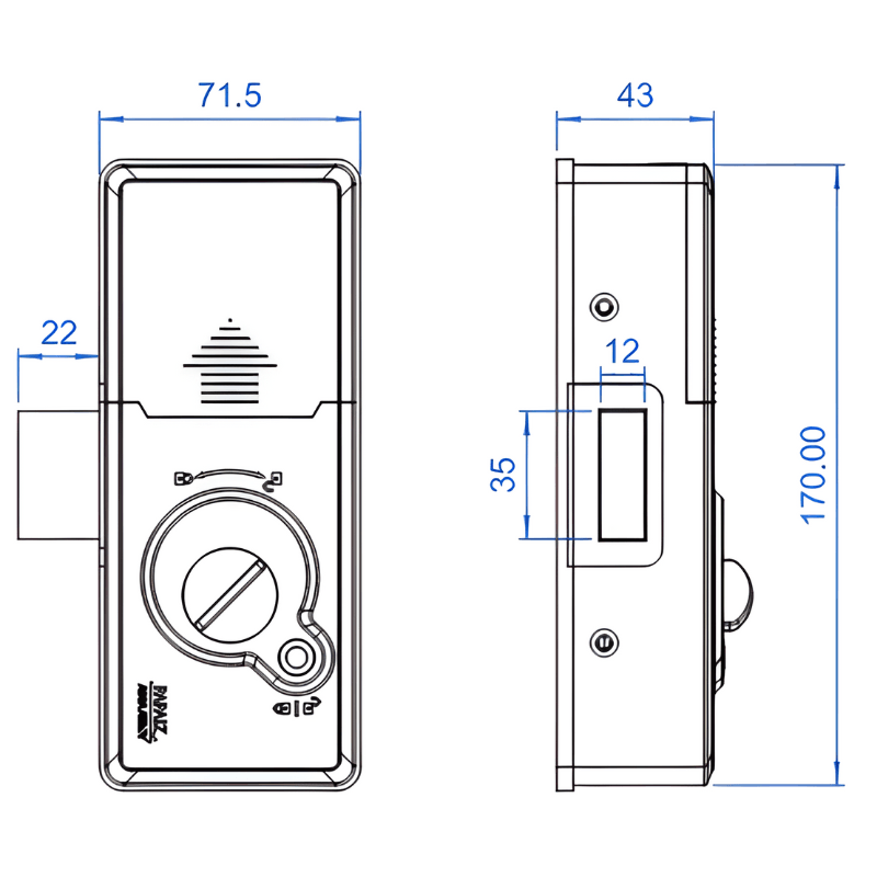 Fechadura-Digital-Sobrepor-Smart-Lock-SL140-Preto---Papaiz--13-