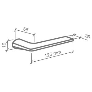 Fechadura Malba Ouro Velho 55mm Imab