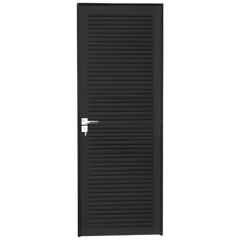 Porta-de-Aluminio-Preto-Laminada---Linha-Premium-Black---Brasil-Esquadrias