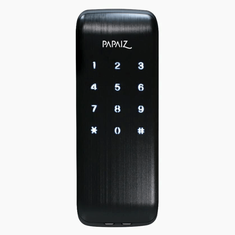 Fechadura-Digital-Sobrepor-Smart-Lock-SL125-Preto---Papaiz