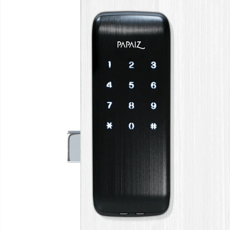 Fechadura-Digital-Sobrepor-Smart-Lock-SL125-Preto---Papaiz