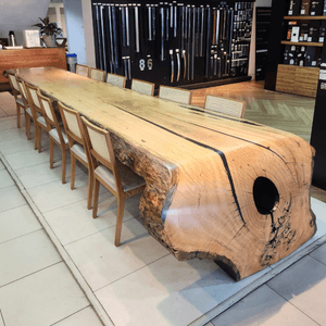 Mesa Cascata em Madeira Maciça Pequiá – 480 x 100cm